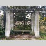 Stone structure with columns, late 19th century