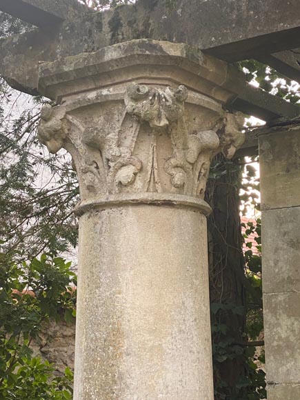 Stone structure with columns, late 19th century-7