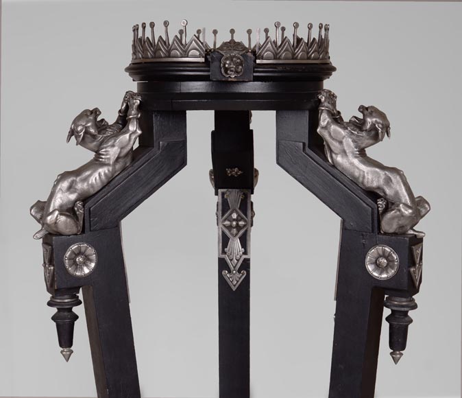 Charles – Guillaume DIEHL, Pair of wood and gilt bronze stands, International Exhibitions of 1867-4