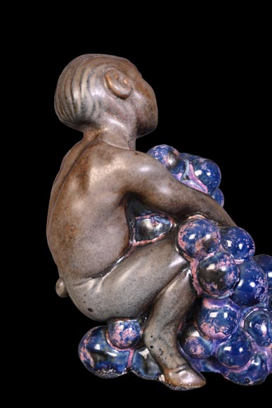 Kai Nielsen (1882–1924) for Bing & Grøndahl “Bacchanale” table garniture in glazed stoneware Kai Nielsen (1882–1924) for Bing & Grøndahl “Bacchanale” table garniture in glazed stoneware-15