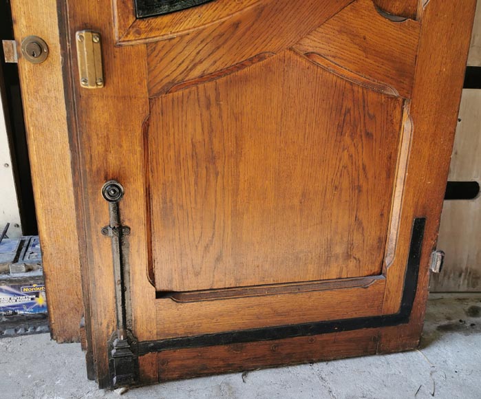 Art Deco double door in oak-6
