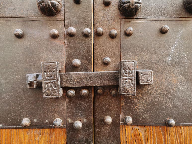 Important Chinese oak double door with dragons, circa 1950 - Doors
