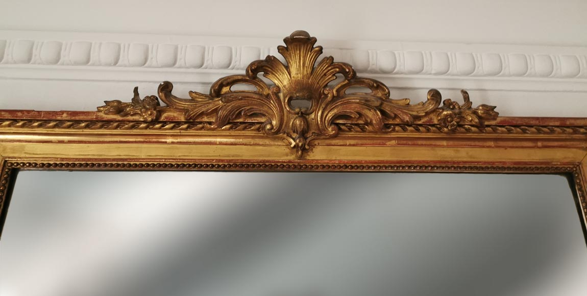 Napoleon III wood and stucco trumeau-1