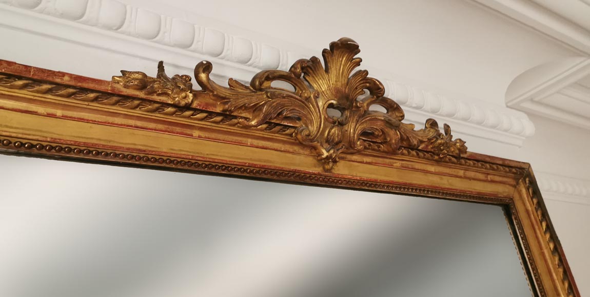 Napoleon III wood and stucco trumeau-2