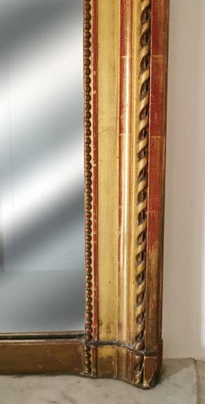 Napoleon III wood and stucco trumeau-4