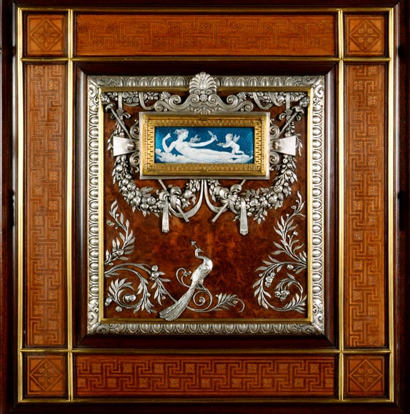 Henri-Auguste Fourdinois, Exceptional jewelry cabinet - Gold medal in the 1878 International Exhibition-6