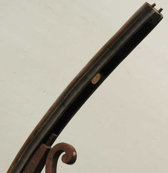 Napoleon III wrought iron bannister-7