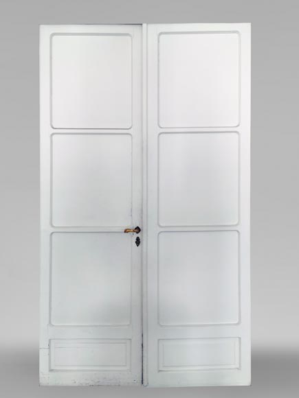 Series of 6 important doubles doors with mirror-4