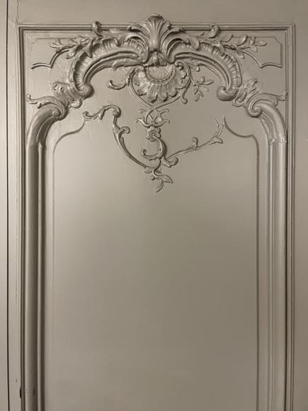 Two Louis XVI style double landing doors-5