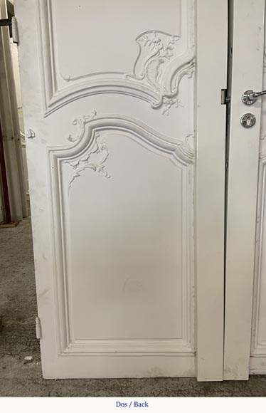 Two Louis XVI style double landing doors-10