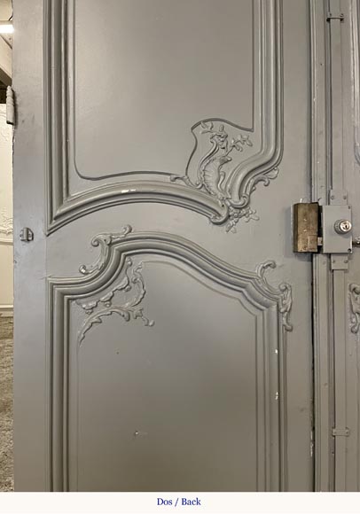 Two Louis XVI style double landing doors-20