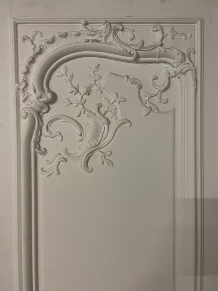 Important lot of 7 Louis XV style double doors-3