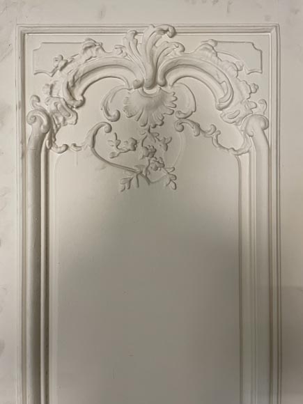 Important lot of 7 Louis XV style double doors-16