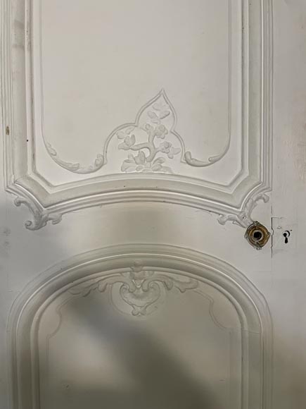 Important lot of 7 Louis XV style double doors-28