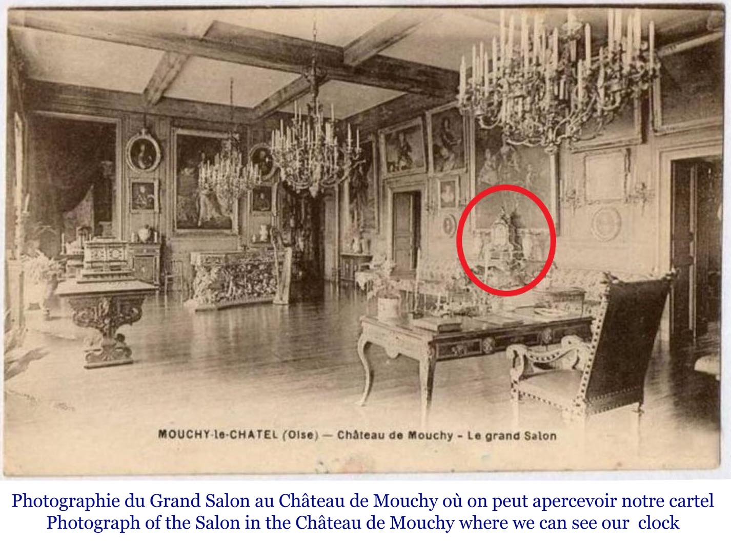 Salon in the Château de Mouchy