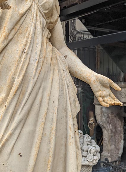 VAL D’OSNE FOUNDRY,  Cast iron statues of the goddess Ceres  and of the nymph Pomona, after Mathurin MOREAU-9