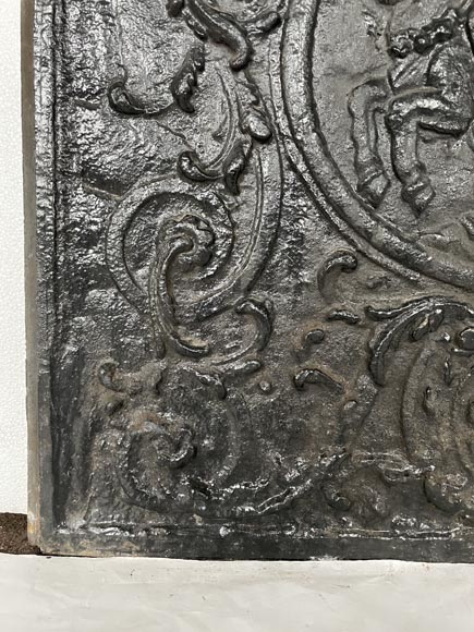 Louis XV style fireback depicting 