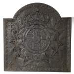 Fireback with France and Navarra coat of arms, 19th century
