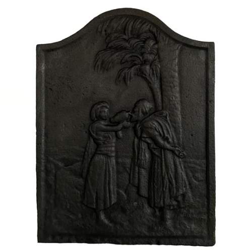 Cast iron fireback 