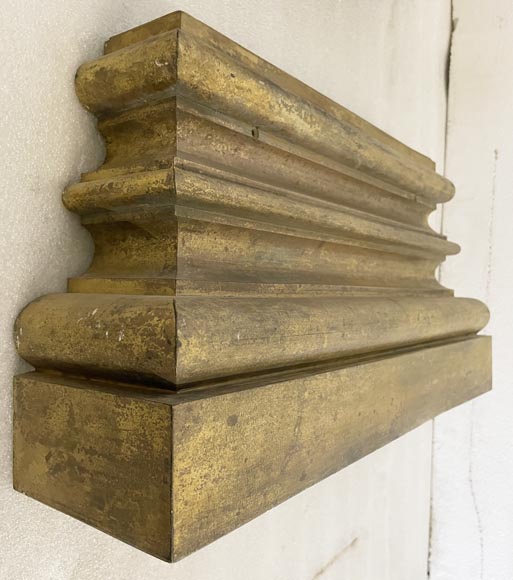 Gaston de PONTALBA - Series of eight composite capitals and bases for pilasters in gilt bronze  1853-9