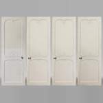 Series of four simple Louis XV style doors