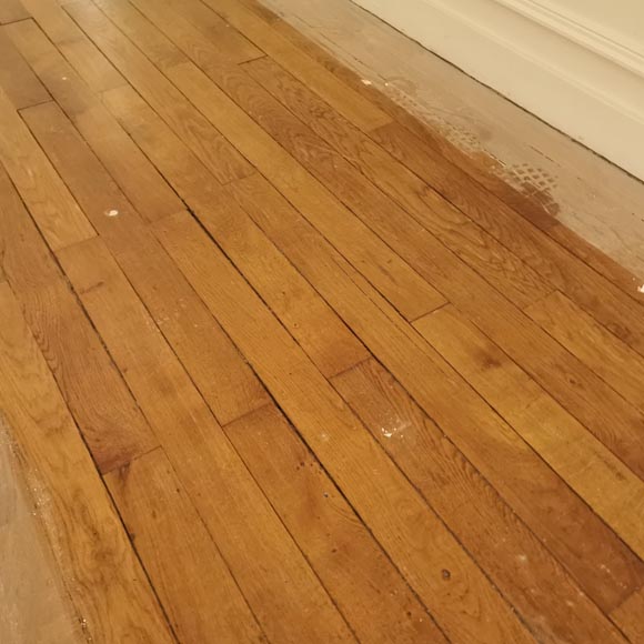 Lot of 22m² of old oak parquet flooring-0