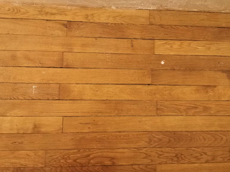Lot of 22m² of old oak parquet flooring-1