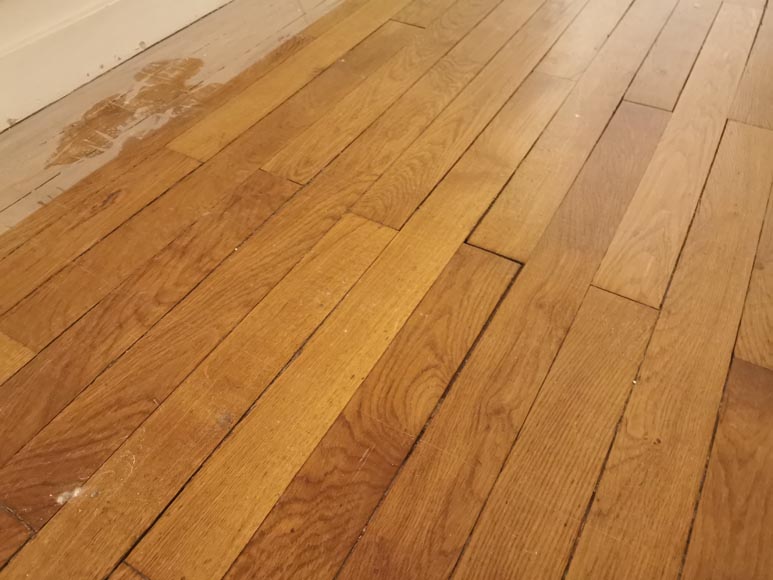 Lot of 22m² of old oak parquet flooring-2