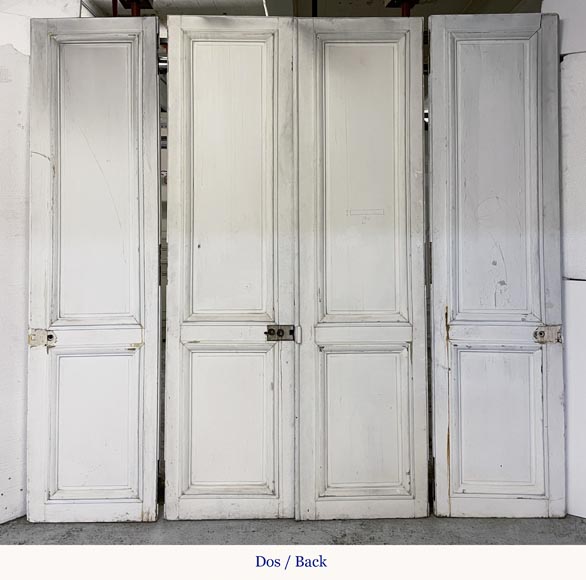Set of antique Louis XV style double door and two doors-15