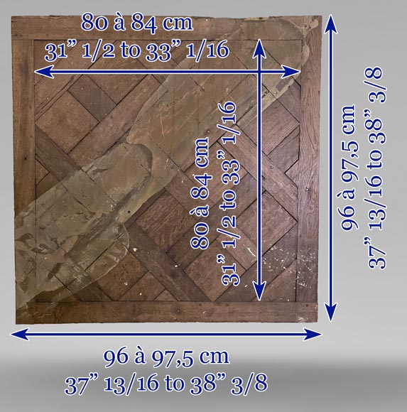 Lot of antique Versailles parquet flooring, 18th century-10