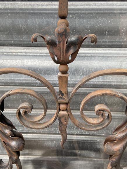 Double cast iron gate, late 19th century-6