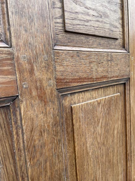 Set of about 23 linear meters of oak paneled room bases-13411-6