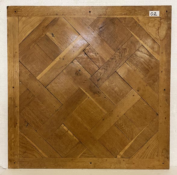 Lot of about 26 m² of 18th century Versailles oak parquet flooring-2