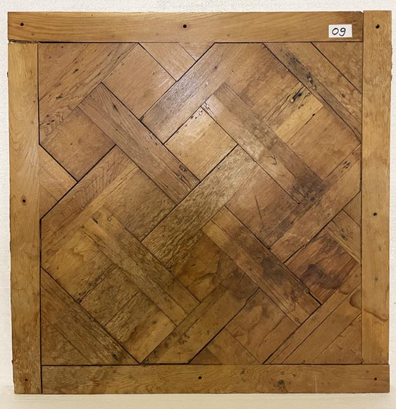 Lot of about 26 m² of 18th century Versailles oak parquet flooring-9