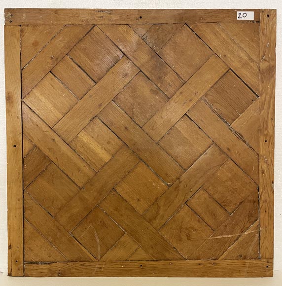 Lot of about 26 m² of 18th century Versailles oak parquet flooring-20