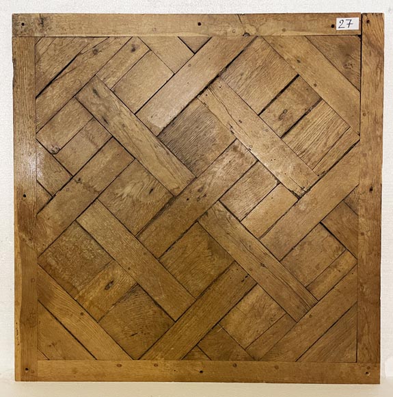 Lot of about 26 m² of 18th century Versailles oak parquet flooring-27