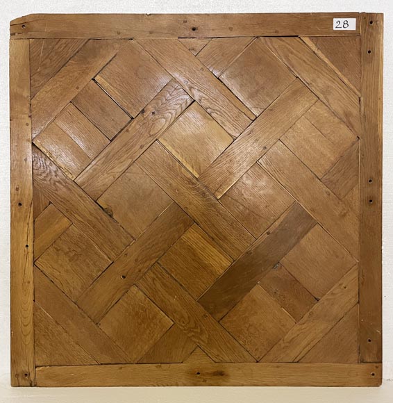 Lot of about 26 m² of 18th century Versailles oak parquet flooring-28