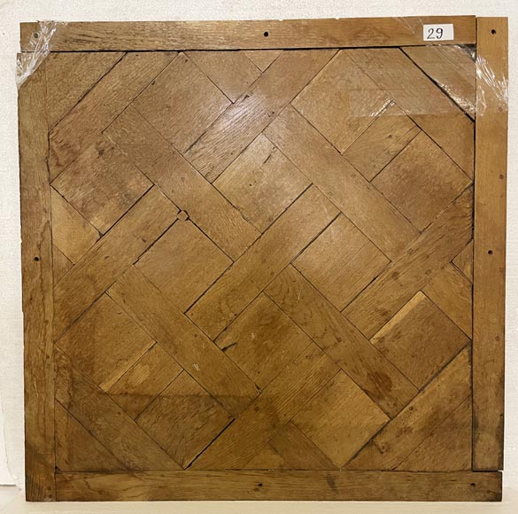 Lot of about 26 m² of 18th century Versailles oak parquet flooring-29