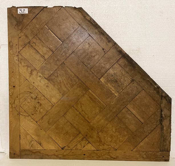 Lot of about 26 m² of 18th century Versailles oak parquet flooring-32