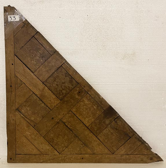 Lot of about 26 m² of 18th century Versailles oak parquet flooring-33