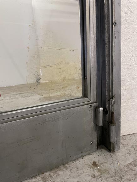 Art Deco metal door with mirrors-5
