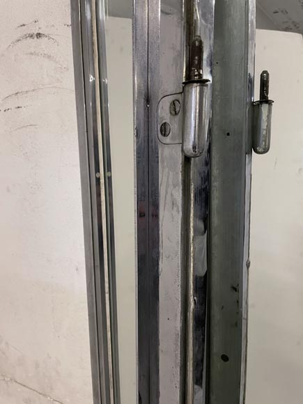 Art Deco metal door with mirrors-7