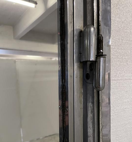 Art Deco metal door with mirrors-8