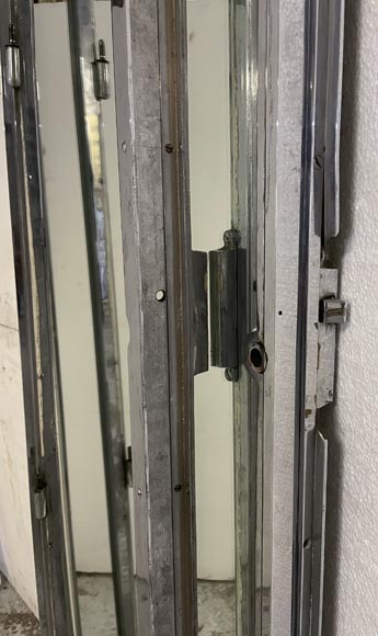 Art Deco metal door with mirrors-9