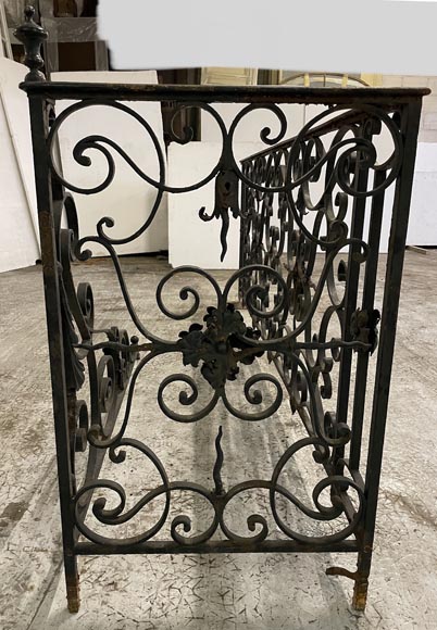 Two wrought iron guardrails, 19th century-5