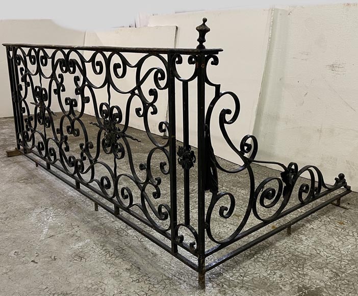 Two wrought iron guardrails, 19th century-6