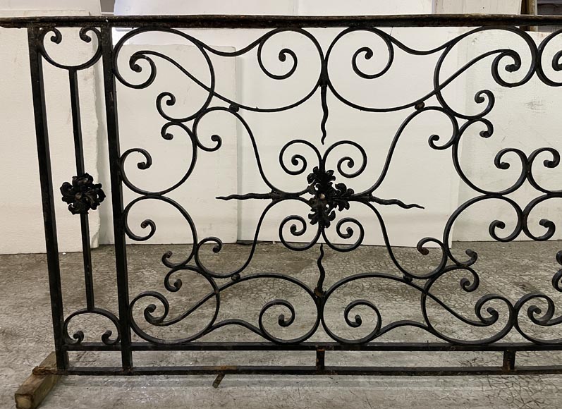Two wrought iron guardrails, 19th century-9