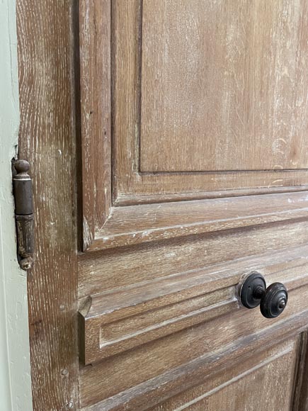 Antique oak door with frame-2