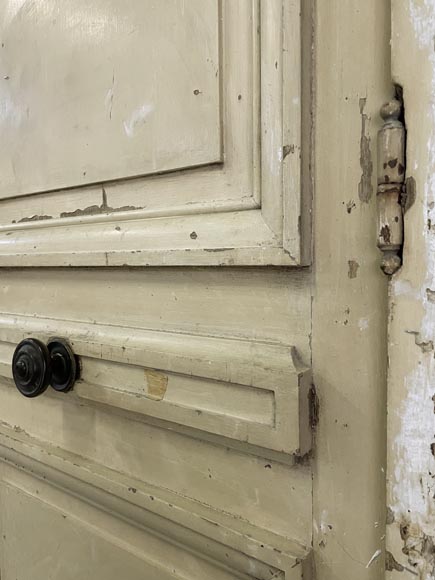  Antique oak door with frame-3