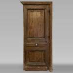 Antique oak door with frame